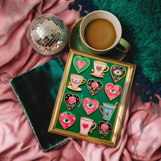 Witchy Coffee Art Print