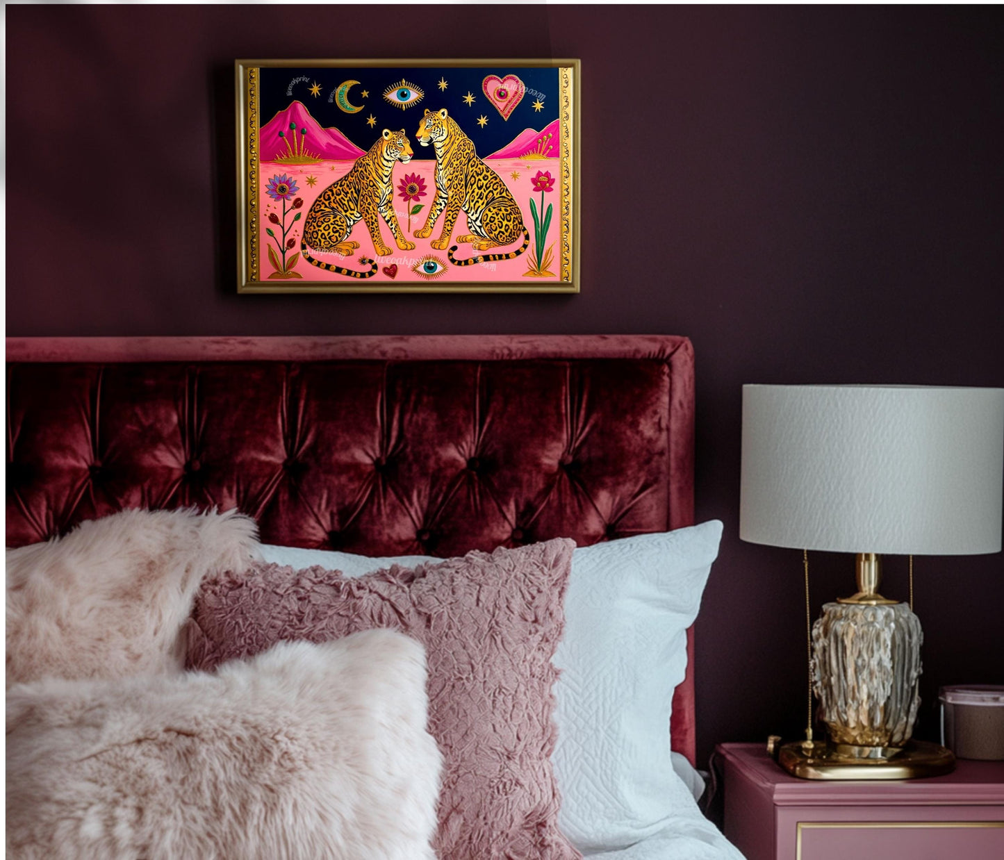 Sacred Leopard Art Print