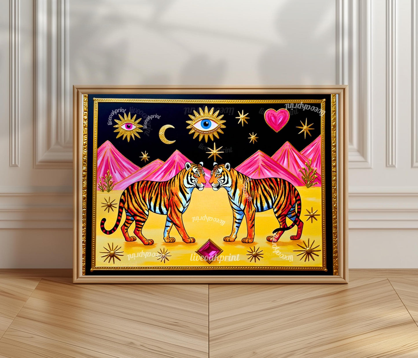 Surreal Tiger Wall Art