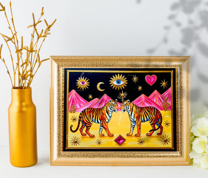 Surreal Tiger Wall Art