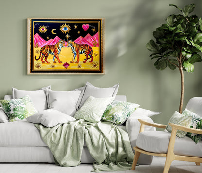 Surreal Tiger Wall Art