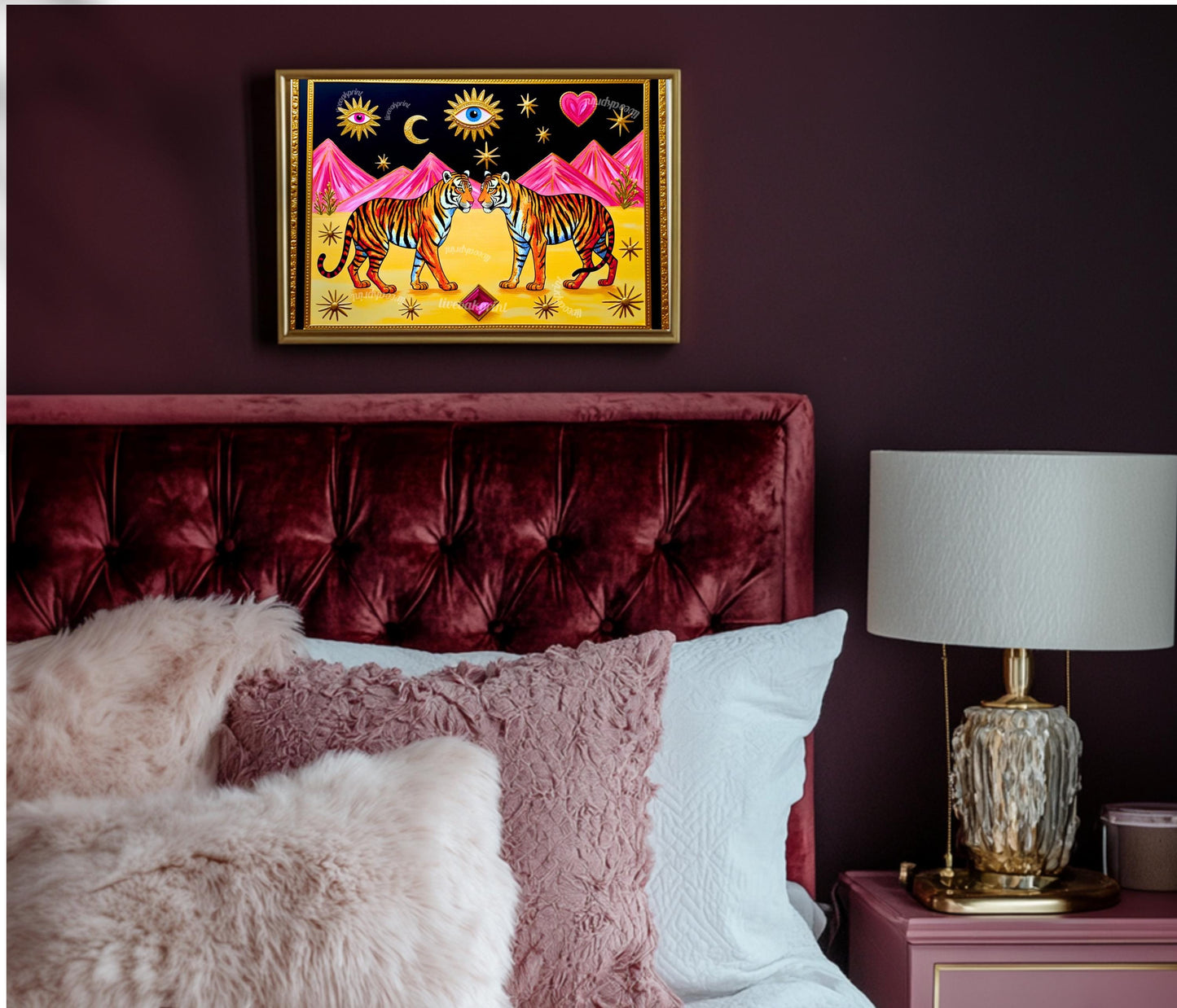 Surreal Tiger Wall Art