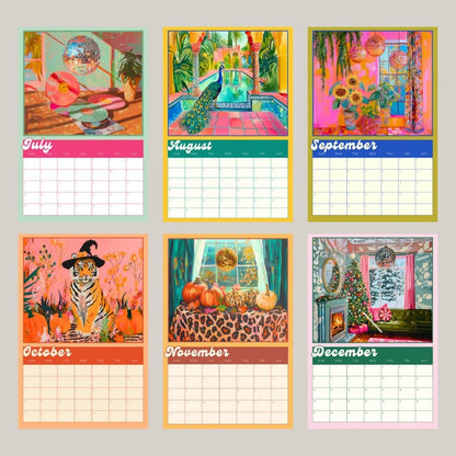 2026 Wall Calendar: Dopamine Decor - Funky Colorful Wall Calendar - Gift Idea for Friend, Mom, or Sister
