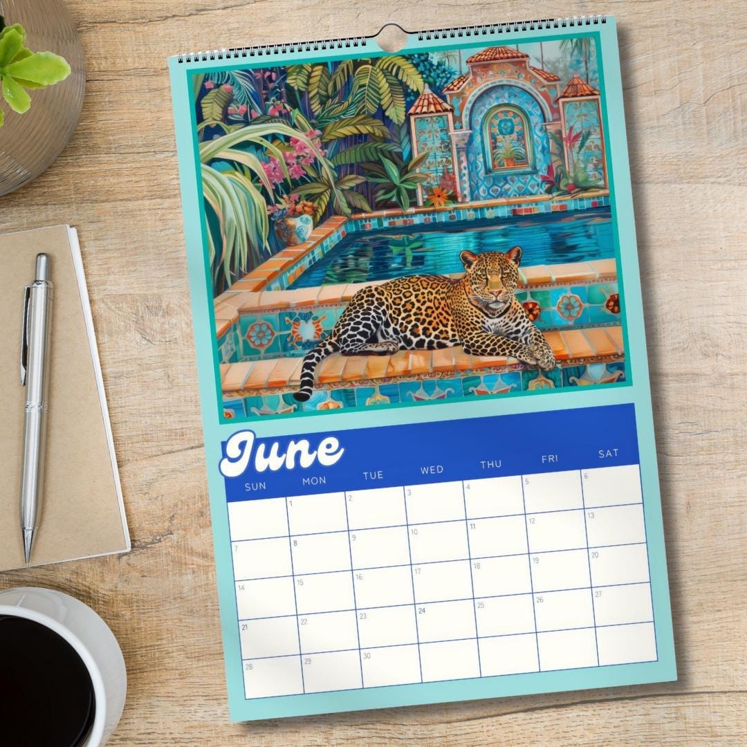 2026 Wall Calendar: Dopamine Decor - Funky Colorful Wall Calendar - Gift Idea for Friend, Mom, or Sister