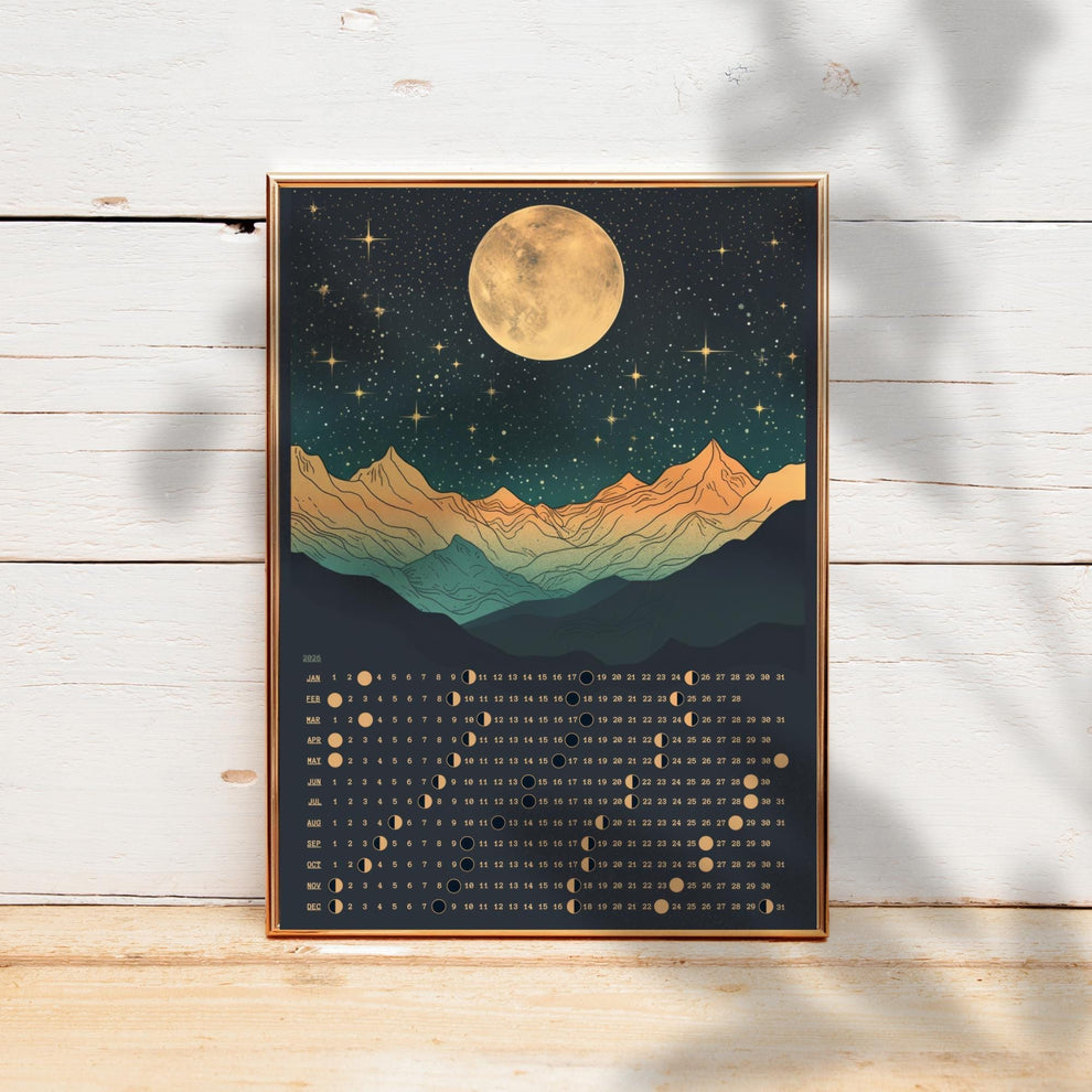 2026 Moon Phase Calendar – 2026 Lunar Calendar - Witchy Gift Ideas