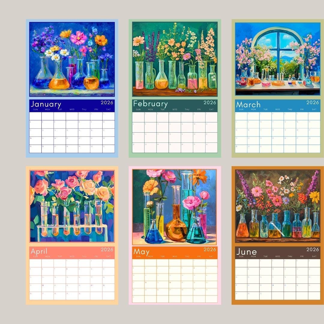 2026 Calendar: Science Is Beautiful