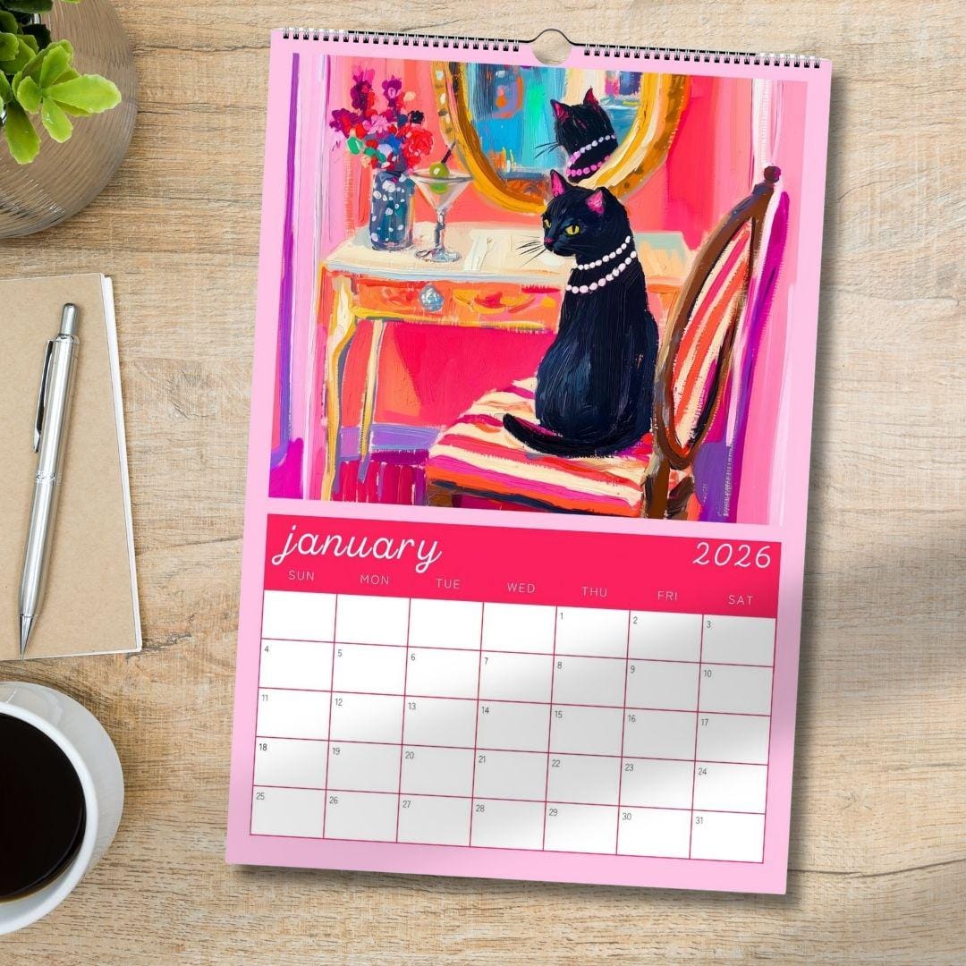 2026 Cat Calendar: Cozy Cats – Cat Lover Gift, Cute Cat Calendar, Cozy Home Décor for Cat Moms & Pet Lovers