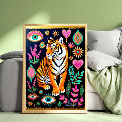 Mystical Tiger Art Print