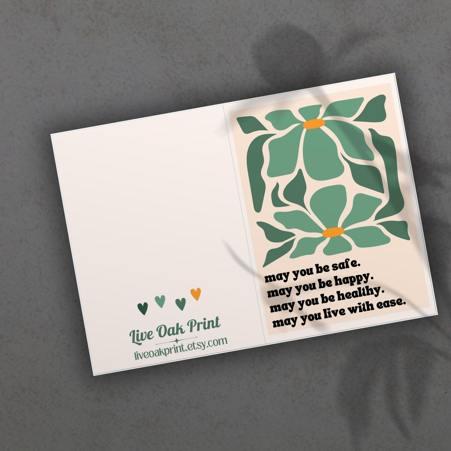 Loving Kindness Greeting Cards: Metta Prayer Stationary Pack of 10
