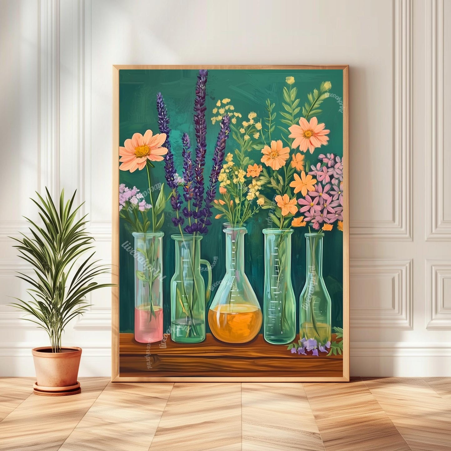 Science Teacher Wall Art : Chemistry Wall Decor Scientific Art Print Canvas Framed or Unframed