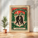 Personalized Bigfoot Couple Art Print – Custom Name Gift for Outdoorsy Couples Anniversary Decor PNW Gift