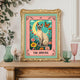 Sphynx Cat Tarot Card Art Print – Funky Cat Wall Decor Hairless Cat Gift Cat Moon Print