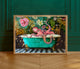 Octopus In A Bathtub Horizontal Print