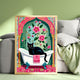 Black Cat Bathtub Print Grandmacore Bathroom Art