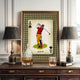 Retro Golf Wall Art – Retro Golf Art Classic Golfer Wall Art Gift for Golfer Masculine Office Decor