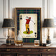 Vintage Golf Wall Art – Retro Golf Art Classic Golfer Wall Art Gift for Golfer Masculine Office Decor