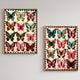Set of Two Butterfly Art Prints – Earth Tones Boho Wall Decor