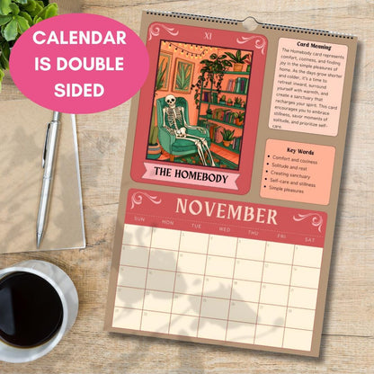2026–2027 Mid Year Tarot Card Calendar Astrology Calendar – Witchy Calendar Tarot Card Gift Ideas –Astrology Gifts for Witchy Friend