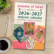 2026–2027 Mid Year Tarot Card Calendar Astrology Calendar – Witchy Calendar Tarot Card Gift Ideas –Astrology Gifts for Witchy Friend