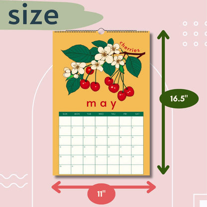 Mid Year Wall Calendar 2025–2026