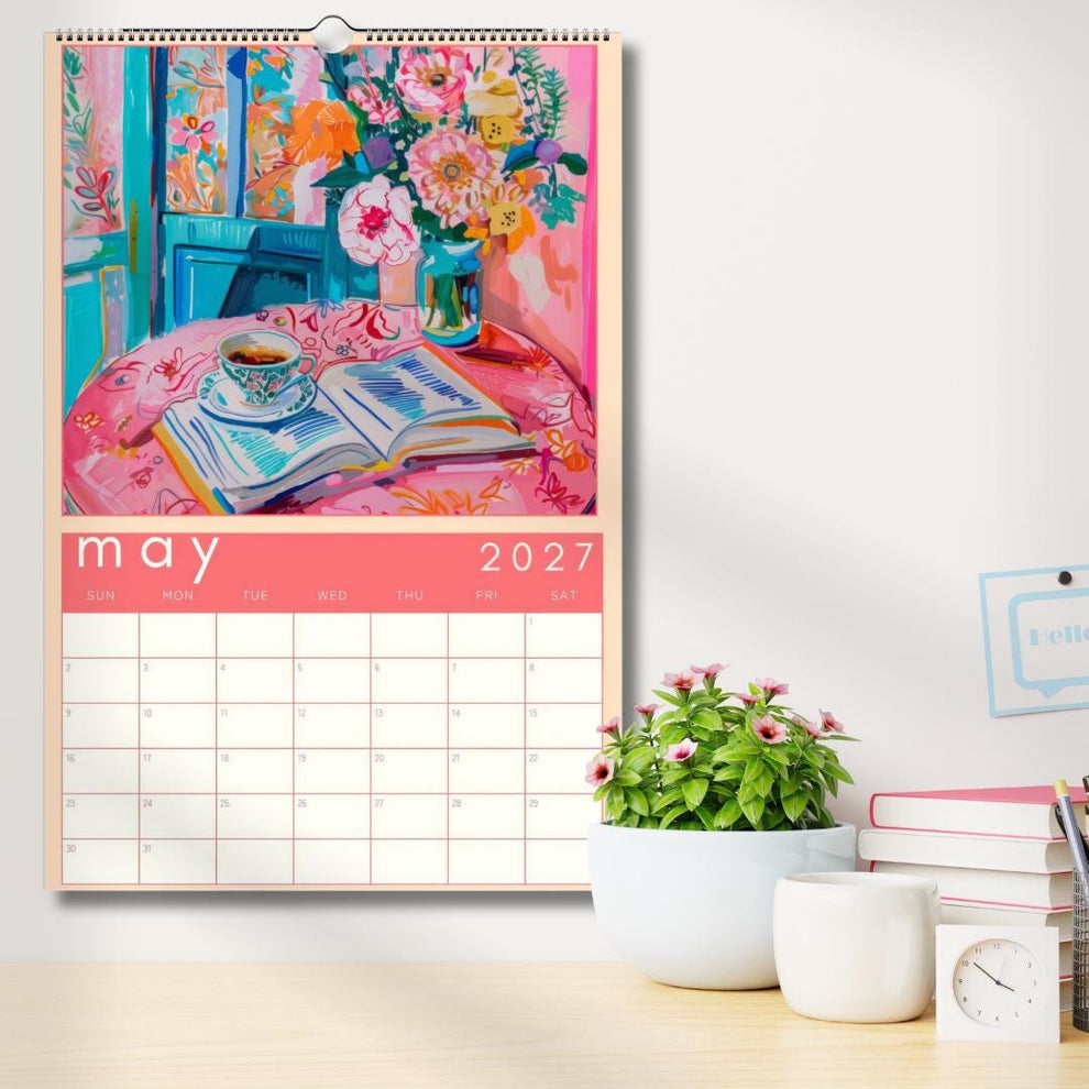 Cozy Book Nooks Calendar 2025 – Wall Calendar for Book Lovers – BookTok-Inspired Decor – Bookish Gift – Reading Nook Aesthetic Wall Art