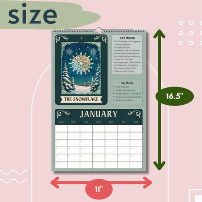 2026–2027 Mid Year Tarot Card Calendar Astrology Calendar – Witchy Calendar Tarot Card Gift Ideas –Astrology Gifts for Witchy Friend