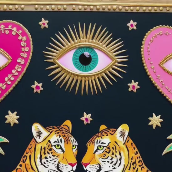 Magic Leopard Art Print