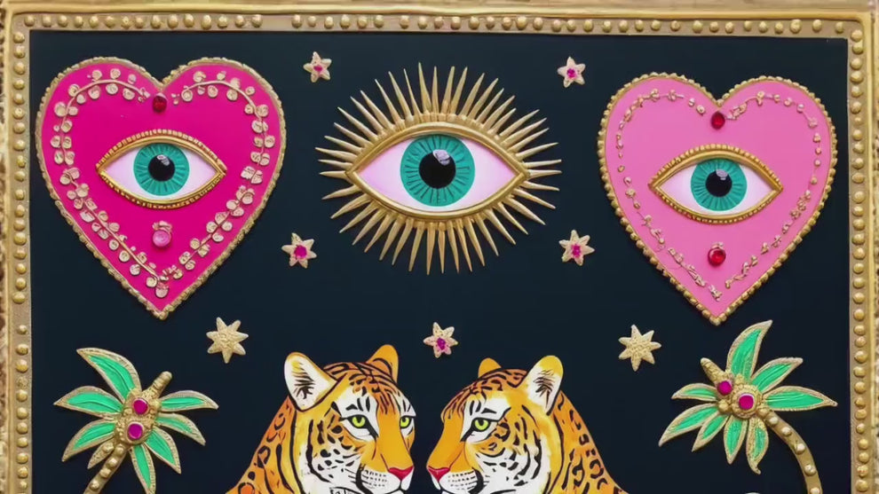 Magic Leopard Art Print