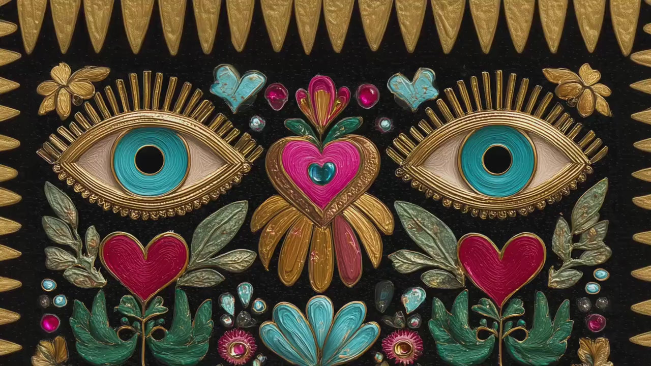 Psychedelic Eye Art Print