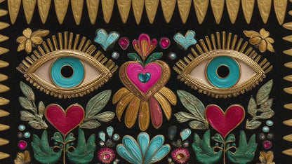 Psychedelic Eye Art Print