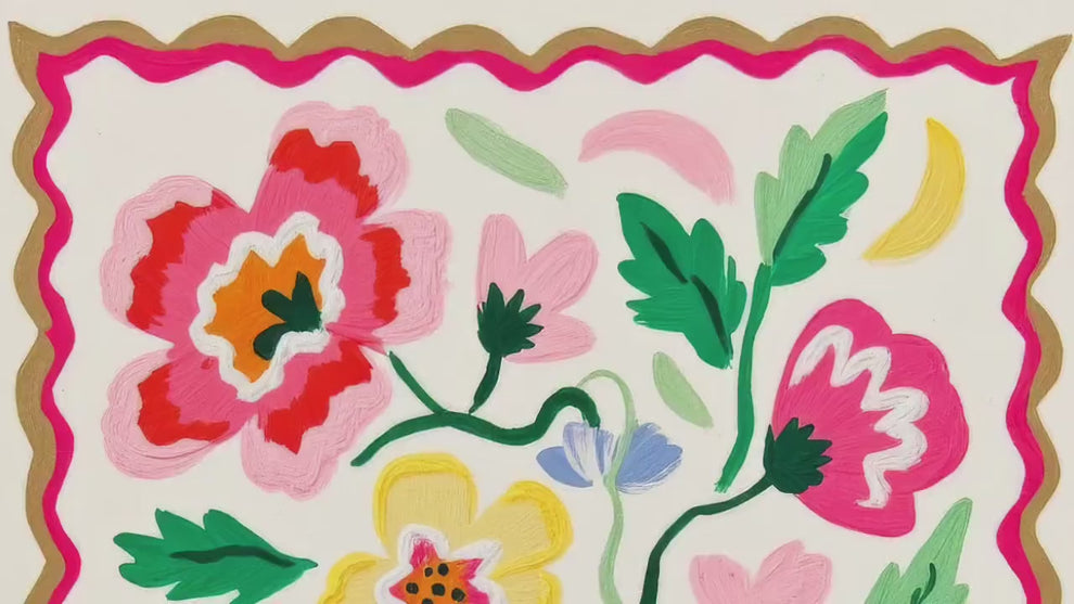 Pastel Floral Wall Art