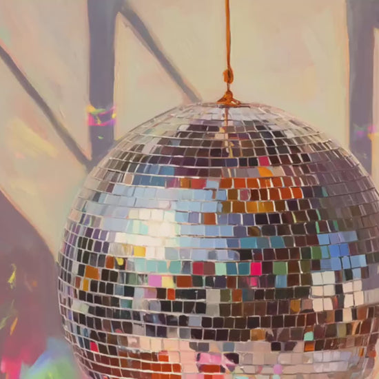 Disco Records Print