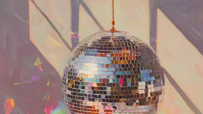 Disco Records Print