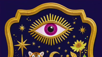 Mystical Tiger Art Print