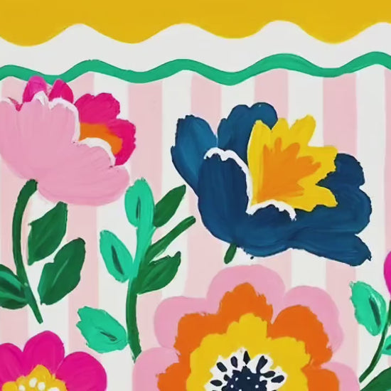 Yellow Floral Wall Art