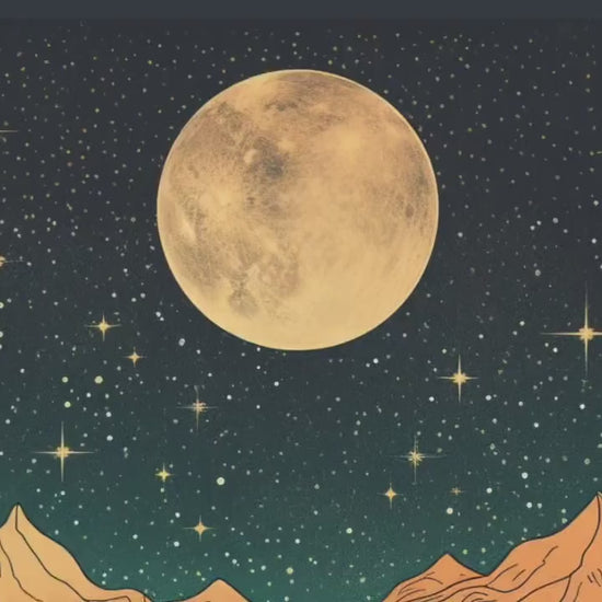 2026 Moon Phase Calendar – 2026 Lunar Calendar – 2026 Wall Calendar – Hanging Moon Calendar – Full Moon Calendar – Witchy Gift Ideas