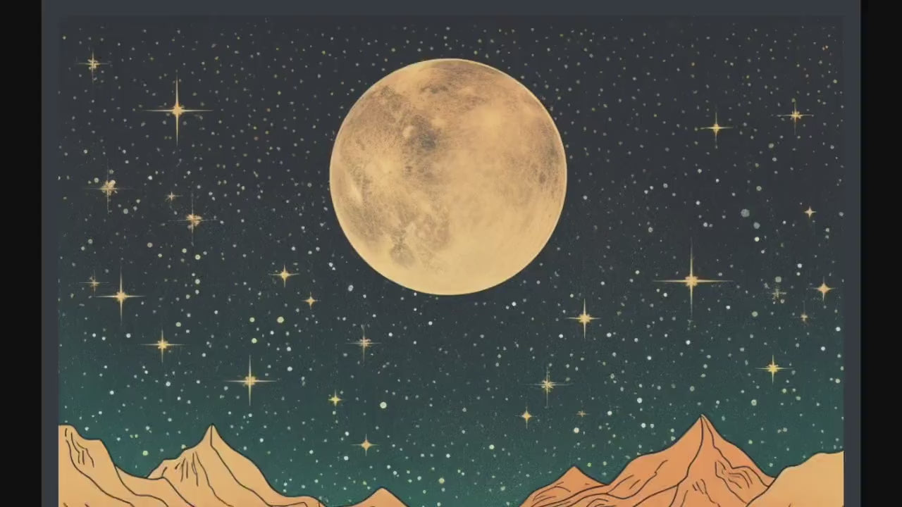 2026 Moon Phase Calendar – 2026 Lunar Calendar – 2026 Wall Calendar – Hanging Moon Calendar – Full Moon Calendar – Witchy Gift Ideas