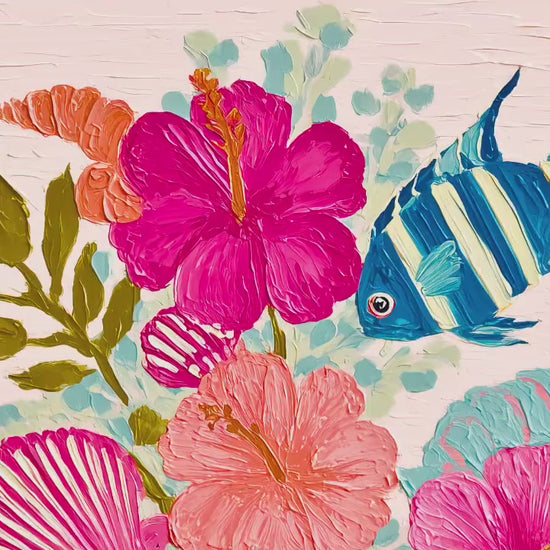 Beachy Bouquet Art Print