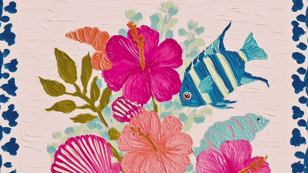 Beachy Bouquet Art Print
