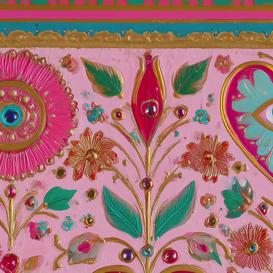 Pink Surreal Heart Wall Art