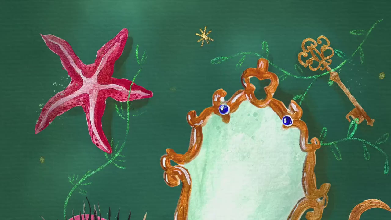 Sea Witch Spells – Surreal Eye Coastal Wall Art – Witchy Ocean Decor – Boho Beach Aesthetic – Mystical Wall Print – Witchy Bedroom Decor