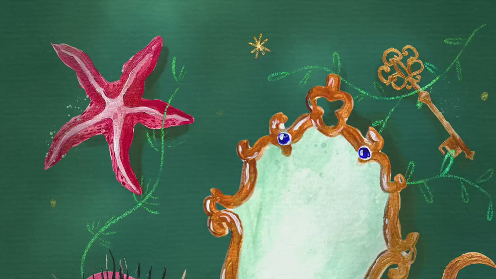 Sea Witch Spells – Surreal Eye Coastal Wall Art – Witchy Ocean Decor – Boho Beach Aesthetic – Mystical Wall Print – Witchy Bedroom Decor