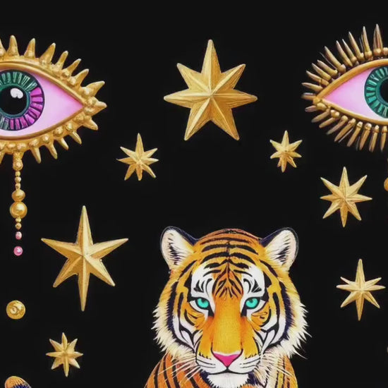 Surreal Tiger Art Print