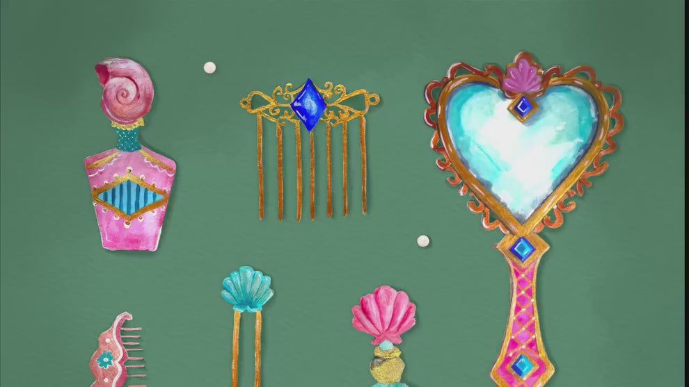 Vanity Relics Art Print – Messy Coquette Aesthetic – Vintage Perfume Wall Art – Feminine Gothic Decor – Baroque Print