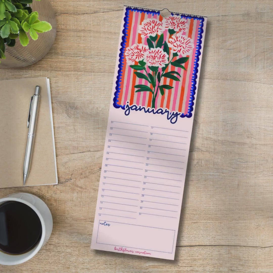 Birthflower Perpetual Calendar